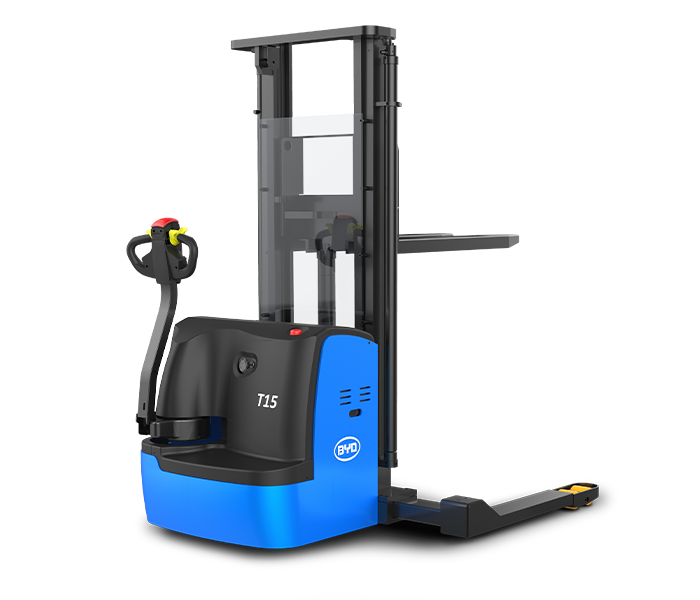 比亞迪叉車CTD15JW_1.5T寬支腿步行式托盤堆垛車參數配置價格報價